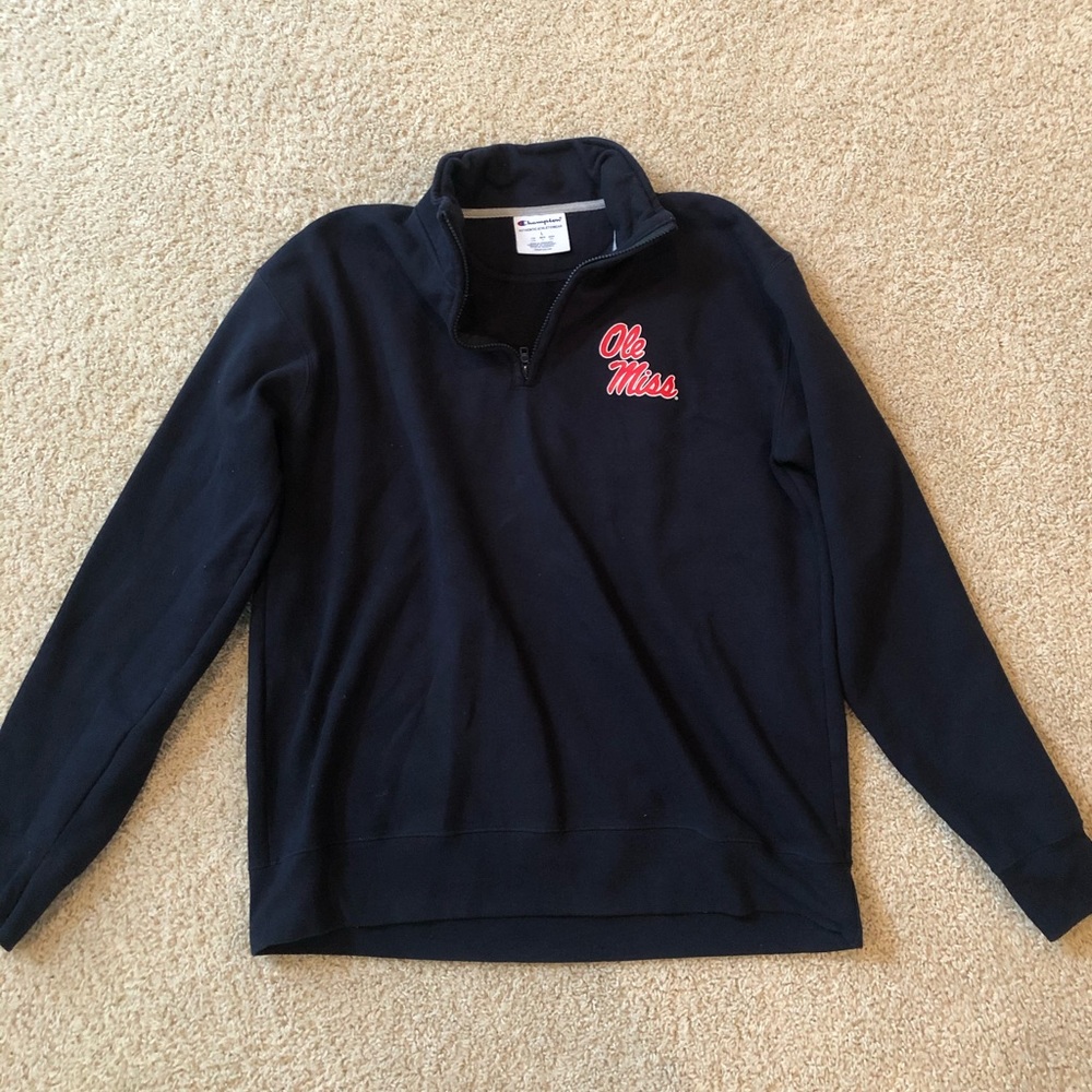 Ole Miss Quarter zip pullover